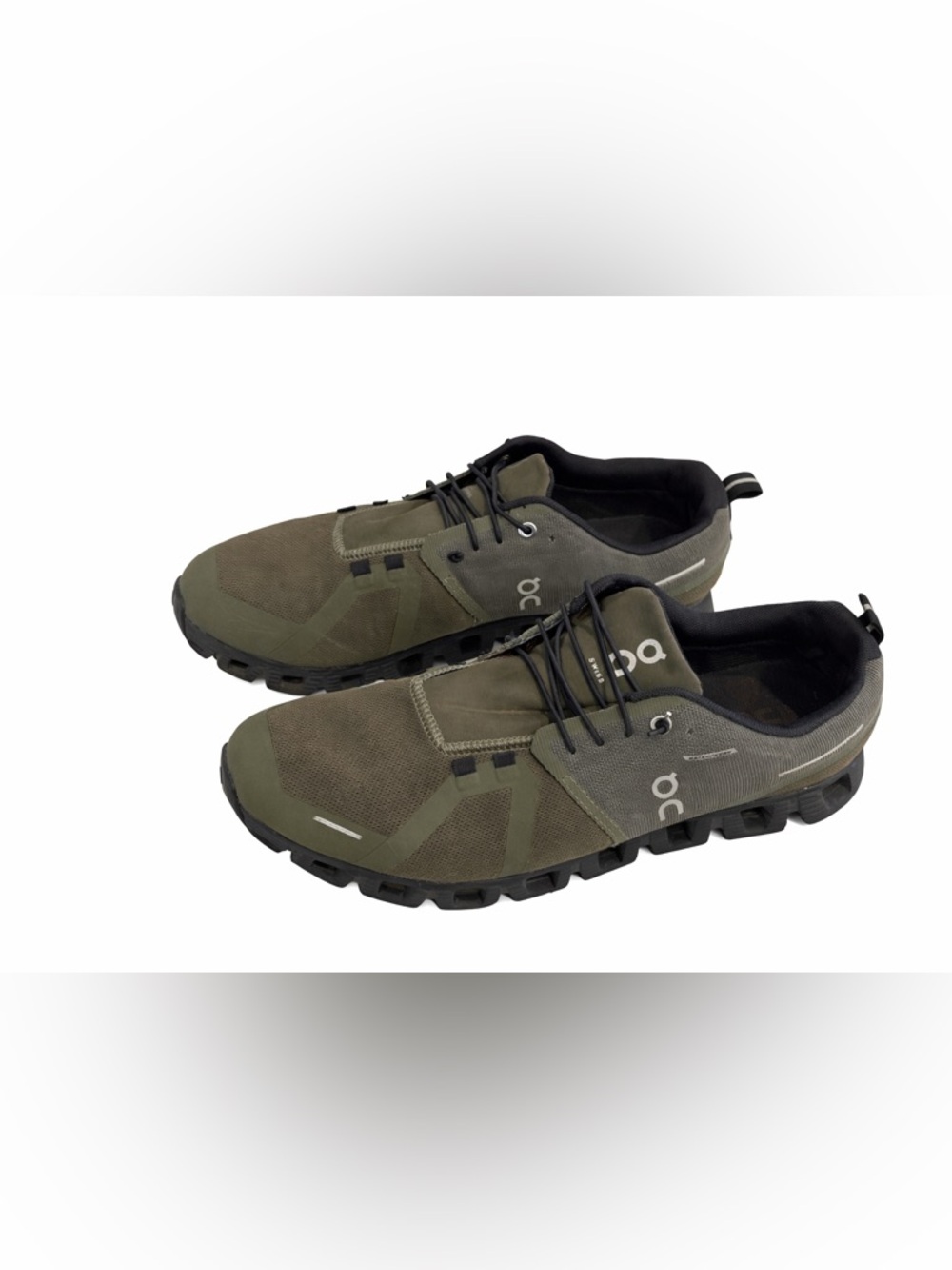 On Running Cloud Waterproof Shoes Men’s 11 Olive Green Trail Athletic